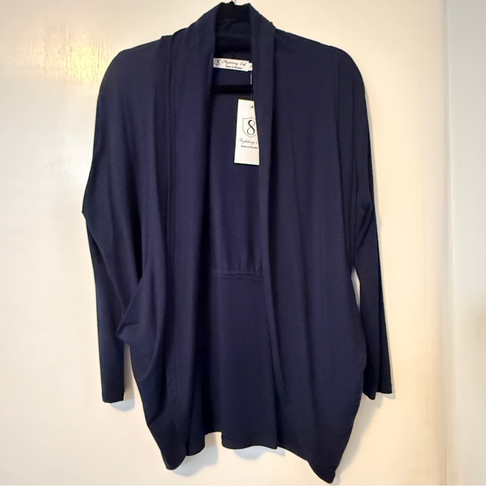 NWT Fighting Eel Cardigan Nadine in Deep Navy, Size S